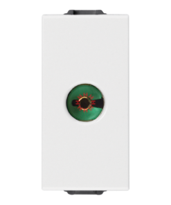 Hạt ổ cắm TV IEC 1M màu trắng - 09313