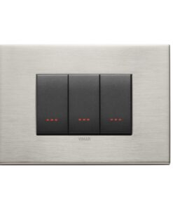 Plate 3M metal brushed nickel 22653.11