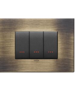 Plate 3M metal antique brushed bronze 22653.87