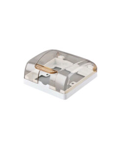 Mặt che mưa vuông chuẩn 86 màu vàng trong suốt IP33 HOMIN – CN8633-V
